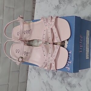SALE!!! NIB TipTop Brand Pink Girls Dressy Sandals Heels